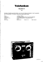 Telefunken H-Schematic 